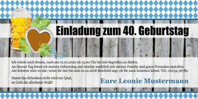 Originelle Motto Einladungskarten zum Geburtstag